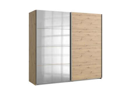 Schuifdeurkast Easyplus 225cm - decor - artisanale eik