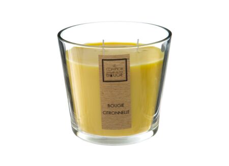Geurkaars Citronella 40u geel