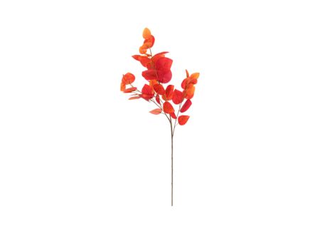 Decoratietak Eucalyptus James H97cm - kunststof - rood