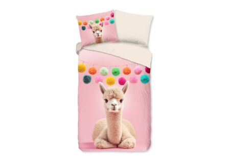 Dekbedovertrek Relaxing 140x220cm - microvezel - roze