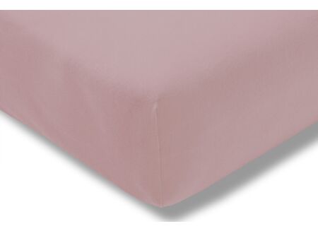 Hoeslaken 90/120x190/220cm jersey katoen roze