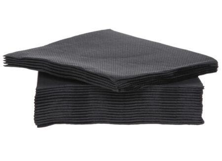 Serviette CT Prof 25x25cm zwart, 40 stuks