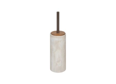 Wc-borstel Come Ø9,6x37cm - polystone - beige