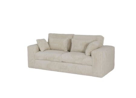 Zetel Monize 2-zit - stof - ecru