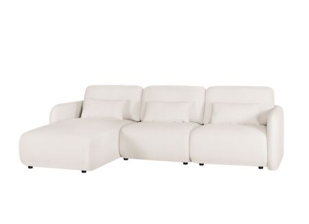 Hoeksalon Danae 282x168cm - stof - beige