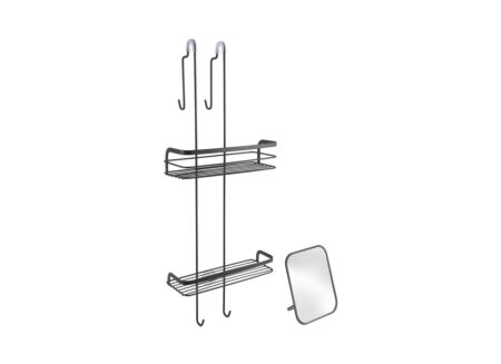 Doucherek Origin met spiegel 26x19x70cm
