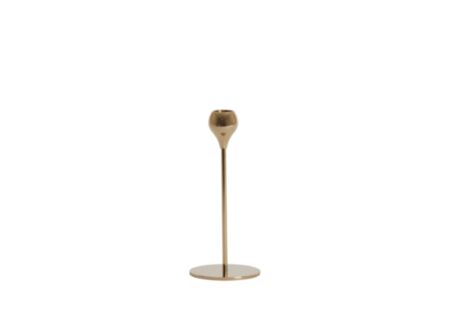 Kaarsenhouder Samui H20cm - metaal - goud