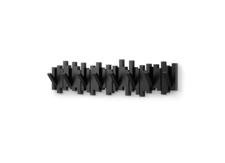 Kapstok sticks 8 Hook 64cm - zwart