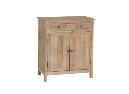 Kast Novecento 80x40x91cm - gerecycleerd den massief - naturel