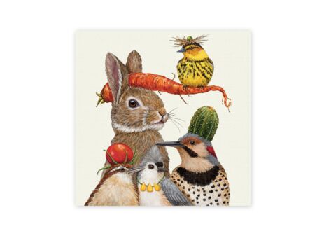 Serviette Harvest Party 33x33cm multicolor 20 stuks