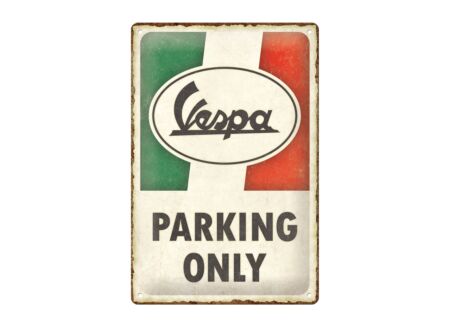 Plakkaat Vespa 20x30cm - metaal - multicolor