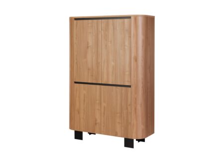 Barkast Valerio 135cm - melamine - lichte notelaar