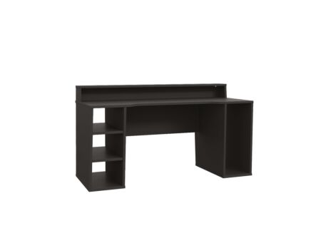 Bureau Tezaur 160x72x91cm - meubelplaat - zwart