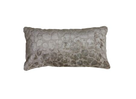 Kussen Florian 60x30cm - viscose & polyester - zand
