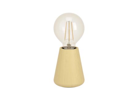 Tafellamp ASBY E27 H10cm hout beige