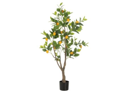 Kunstplant Citroenboom H130cm - kunststof - groen