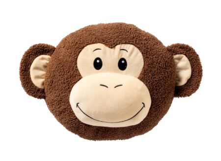 Kussen Monkey Ø30cm - polyester - partridge