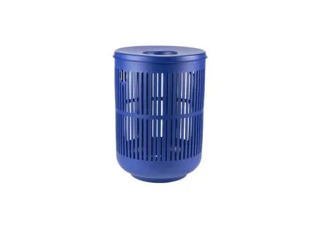 Plus Important - Panier à linge Ø40xH54cm indigo bleu