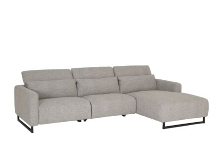 Hoeksalon Lexus 327x189cm - stof - grijs