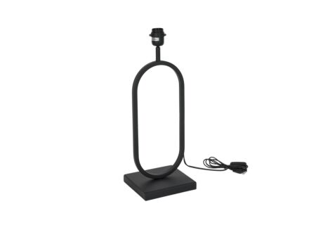Tafellamp Rico E27 H53cm - metaal - zwart