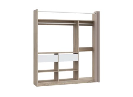 Kledingrek Lyttelton 180x42x200cm - meubelplaat - sonoma eik