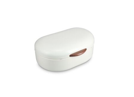 Broodtrommel Crust 40x29cm - metaal - beige