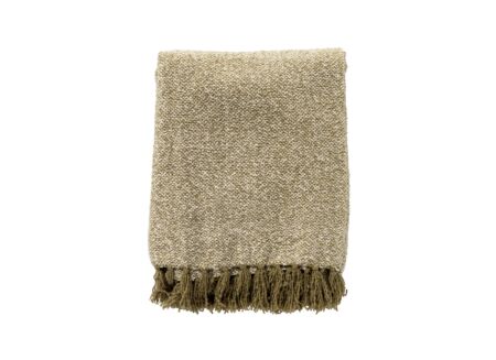 Plaid Sally 140x180cm gerecycled katoen/polyester boa