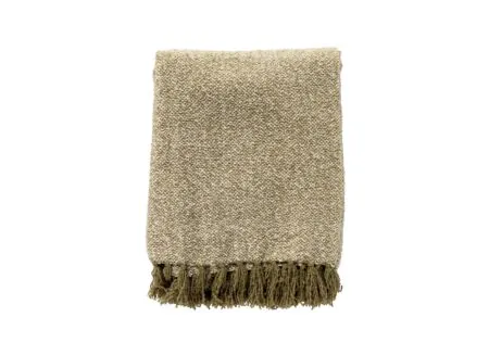 Plus Important - Plaid Sally 140x180cm coton/polyester recyclé boa