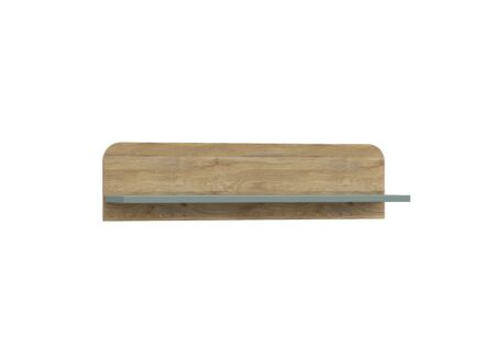 Wandplank Hoa 100x26x22cm - decor - mauvella eik/groen