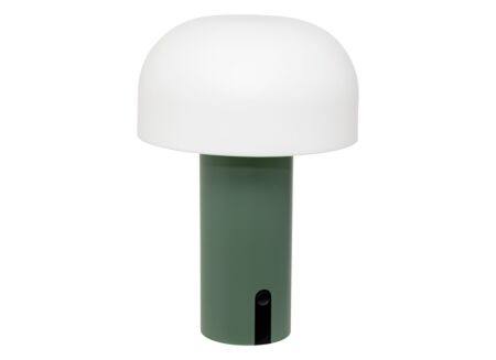 Tafellamp Jany Outdoor Ø15xH22cm - kunststof - groen met USB
