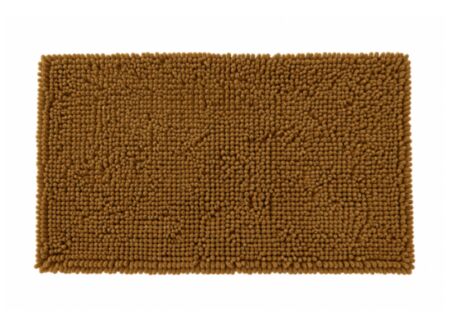 Badmat Essential 80x50cm - polyester - brons