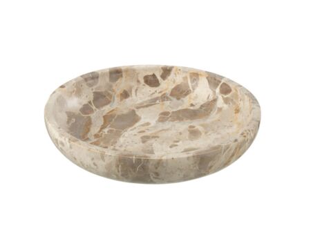 Schaal Ø35cm - marmer - beige