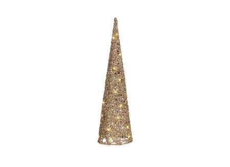 Kerstdecoratie Kegellamp Led H60cm