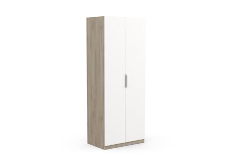 Kleerkast Ghost 79cm - decor - kronberg eik/wit