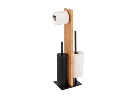Toiletbutler Lesina zwart naturel