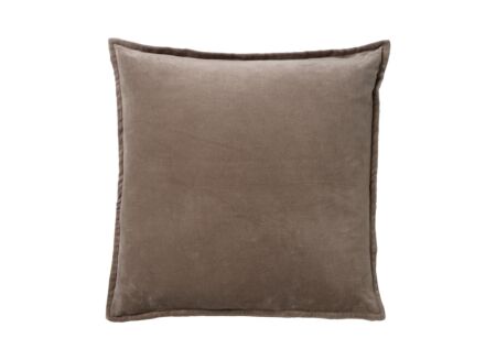 Kussen Caith 50x50cm - velours - driftwood