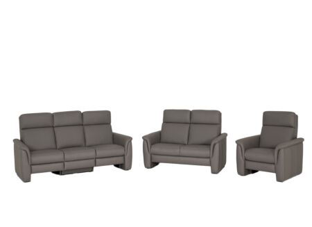 Zetel Coventry 3+2+1-zit - stof - donkergrijs met relax