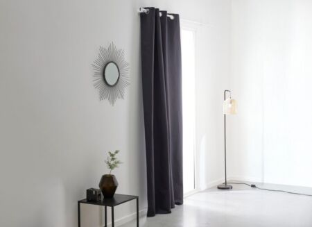 Gordijn verduisterend Ultra 140x240cm - polyester - zwart