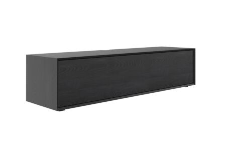 Tv-meubel Stream 160cm - melamine - eik zwart