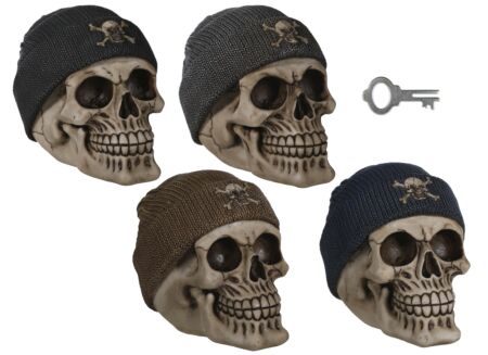 Spaarpot Skull Vissershoed