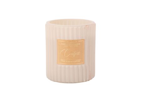 Bougie parfumée Relax&Unwind H9cm 18h - verre & paraffine - beige