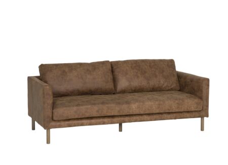 Zetel Escorial 3-zit - leder - cognac