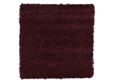 Tapijt Twister 160x160cm - heatset polypropyleen - bordeaux