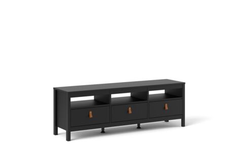 Tv-meubel Madrid 152cm - meubelplaat - matzwart