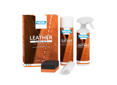 Leather care kit - geborsteld leder