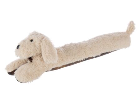 Tochtrol Hond 80x15x23cm - polyester - licht beige