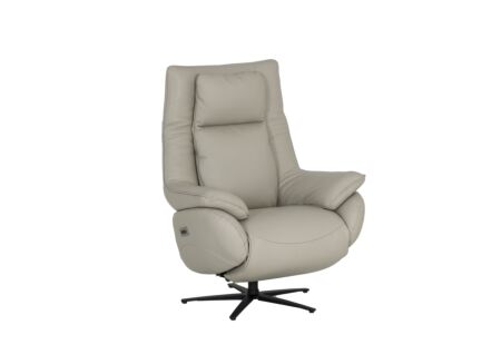 Relaxzetel A1167  elektrisch - stof - zilver