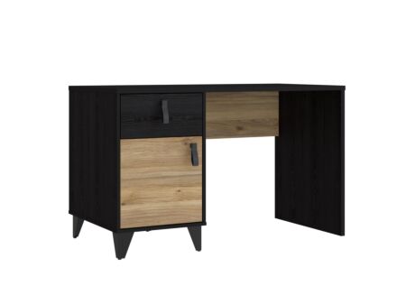 Bureau Lya 120x60x73cm - meubelplaat - cabezone oak/mauvella