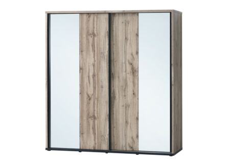 Schuifdeurkast Elvira 200cm - decor - canada oak