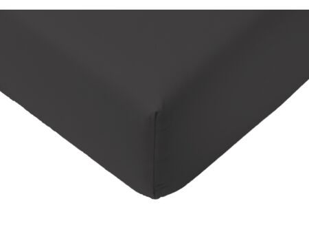 Hoeslaken Lauren 90x200cm - jersey katoen - antraciet